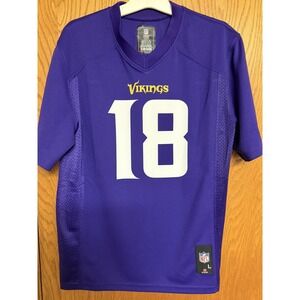 NFL Minnesota Vikings Justin Jefferson #18 Youth L (14–16) NFL Jersey Purple